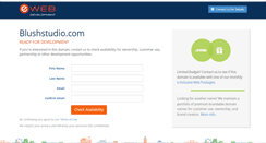 Desktop Screenshot of blushstudio.com